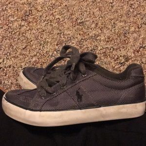 Polo Ralph Lauren Gray/Navy Shoes Boys Size 13